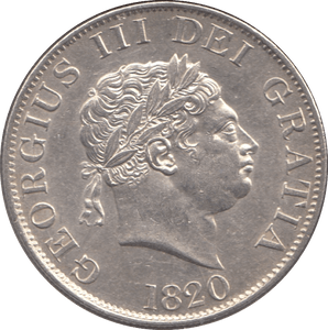 1820 HALFCROWN ( AUNC ) GEORGE III