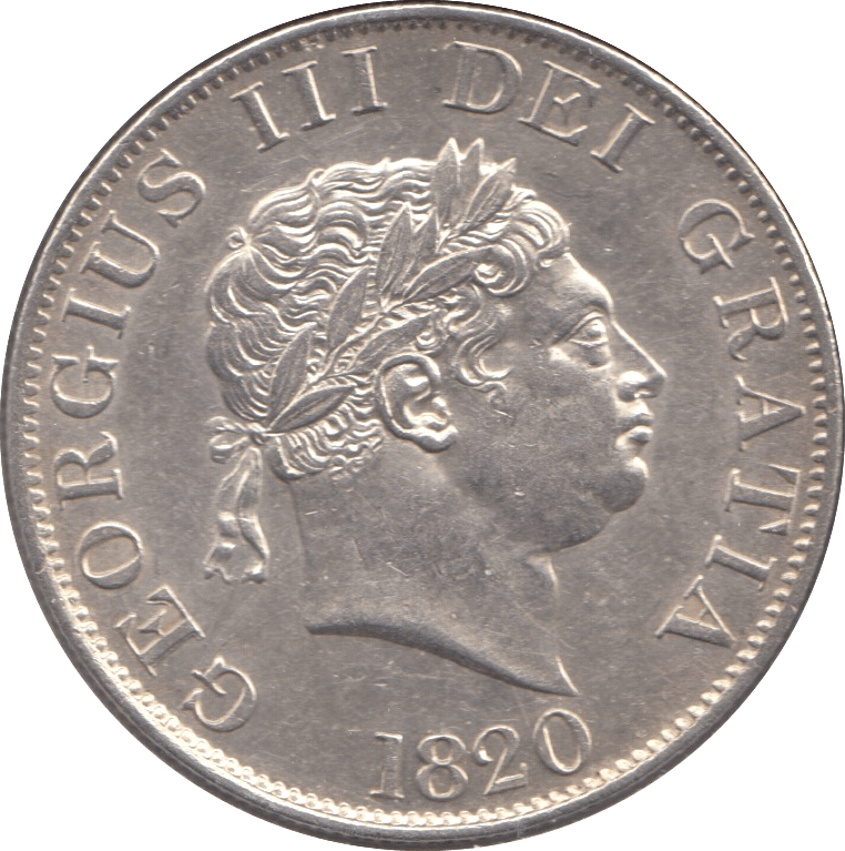 1820 HALFCROWN ( AUNC ) GEORGE III