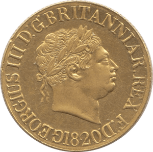 1820 GOLD SOVEREIGN ( AUNC )