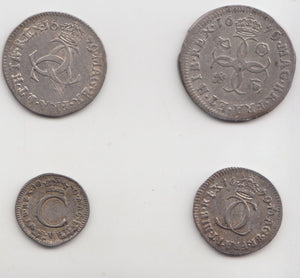 1679 MAUNDY SET GEORGE II