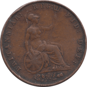 1853 HALF PENNY ( VF ) 3 - HALFPENNY - Cambridgeshire Coins