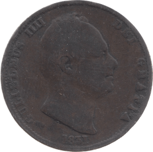 1831 HALFPENNY ( FAIR ) - Halfpenny - Cambridgeshire Coins