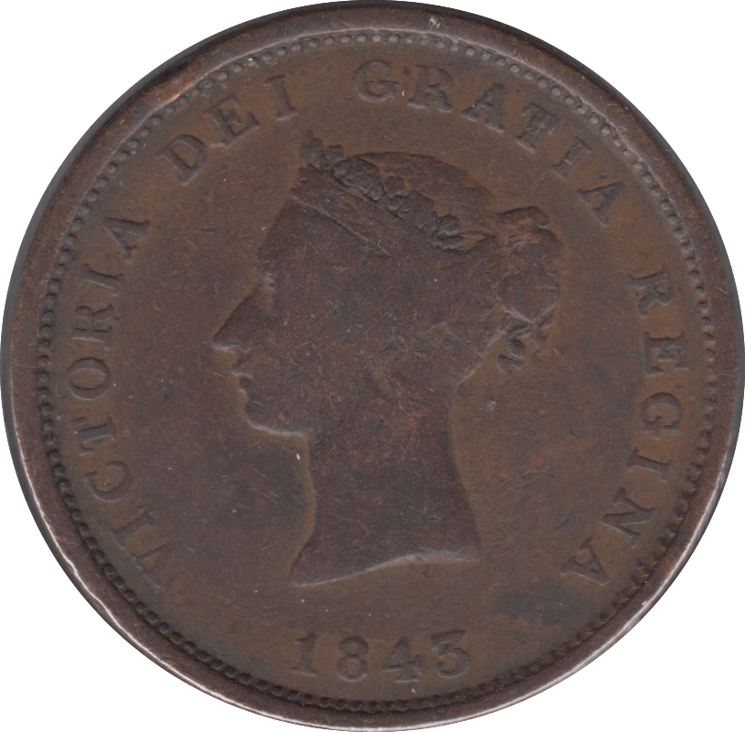 1843 PENNY TOKEN NEW BRUNSWICK - Token - Cambridgeshire Coins