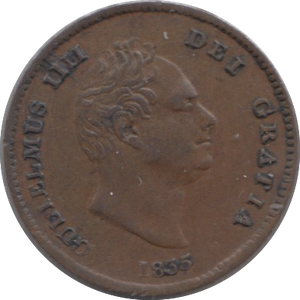 1835 ONE THIRD FARTHING ( EF )