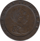 1797 TWOPENCE ( VF ) 10