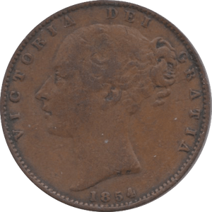 1854 FARTHING ( GF ) - Farthing - Cambridgeshire Coins