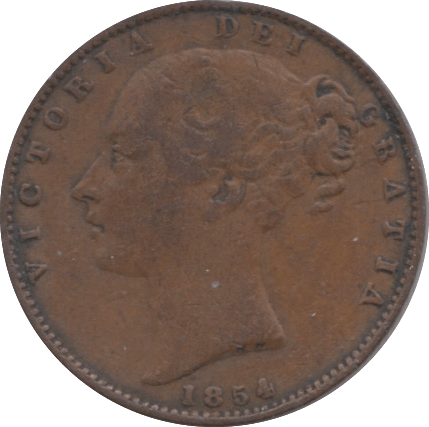 1854 FARTHING ( GF ) - Farthing - Cambridgeshire Coins