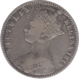 1849 FLORIN ( VF ) 6 - Florin - Cambridgeshire Coins