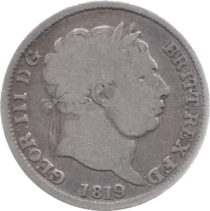1819 SIXPENCE ( NF ) 9