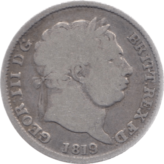 1819 SIXPENCE ( NF ) 9