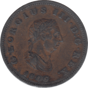 1806 HALFPENNY ( VF )