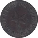 1853 CHILE ONE CENTAVO - WORLD COINS - Cambridgeshire Coins