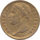 1810 GOLD NAPOLEON I 20 FRANCS FRANCE