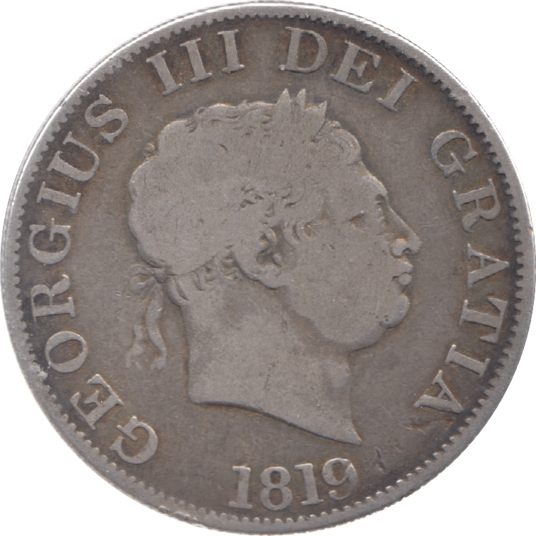 1819 HALFCROWN ( FINE ) 6