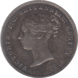 1852 MAUNDY FOURPENCE ( EF ) - Maundy Coins - Cambridgeshire Coins