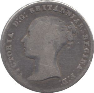 1844 FOURPENCE ( FAIR ) 2 - Fourpence - Cambridgeshire Coins