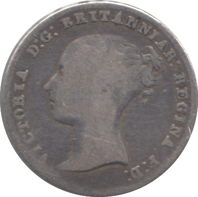 1844 FOURPENCE ( FAIR ) 2 - Fourpence - Cambridgeshire Coins