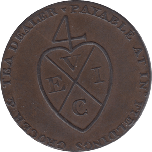 1793 HALFPENNY TOKEN MANCHESTER REF A13