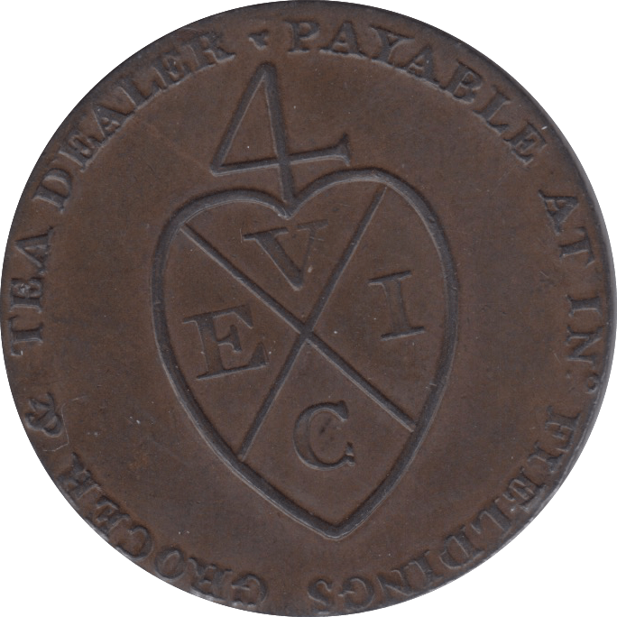 1793 HALFPENNY TOKEN MANCHESTER REF A13