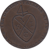 1793 HALFPENNY TOKEN MANCHESTER REF A13