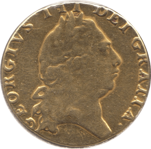 1798 GOLD ONE GUINEA ( FINE ) GEORGE III