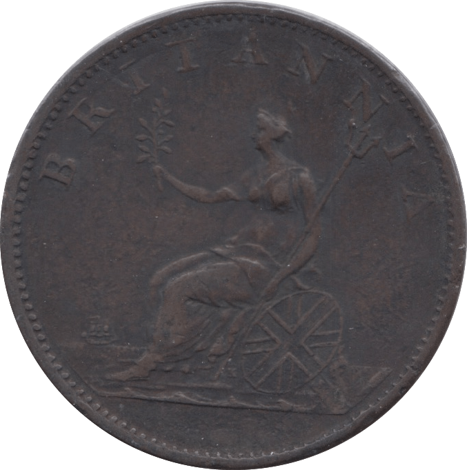 1807 HALFPENNY ( FINE ) 3