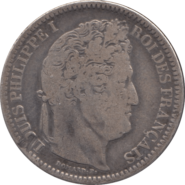 1847 SILVER 2 FRANCS FRANCE - SILVER WORLD COINS - Cambridgeshire Coins
