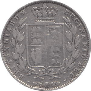 1849 HALFCROWN ( FINE ) - Halfcrown - Cambridgeshire Coins