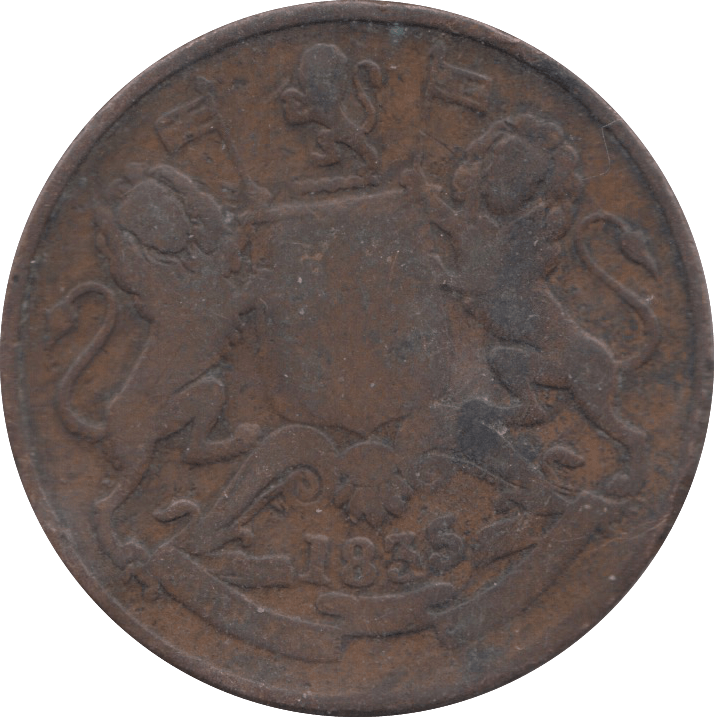 1835 HALF ANNA INDIA - WORLD COINS - Cambridgeshire Coins
