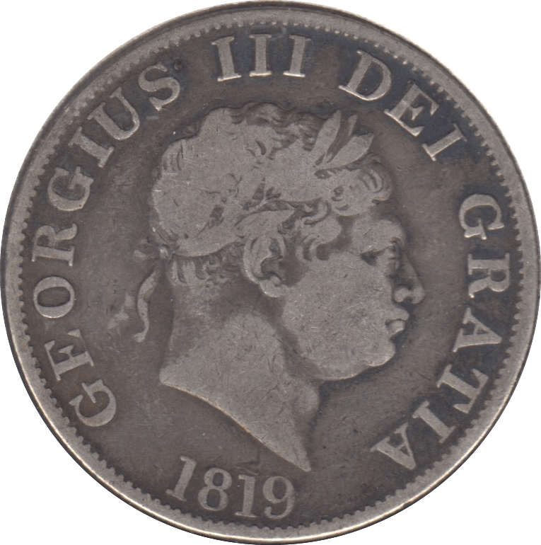 1819 HALFCROWN ( FINE ) 6