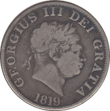 1819 HALFCROWN ( FINE ) 6