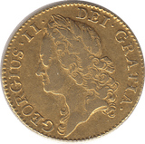 1745 GOLD ONE GUINEA GEORGE II