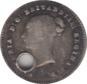1838 MAUNDY TWOPENCE ( FINE ) HOLED 2 - Maundy Coins - Cambridgeshire Coins