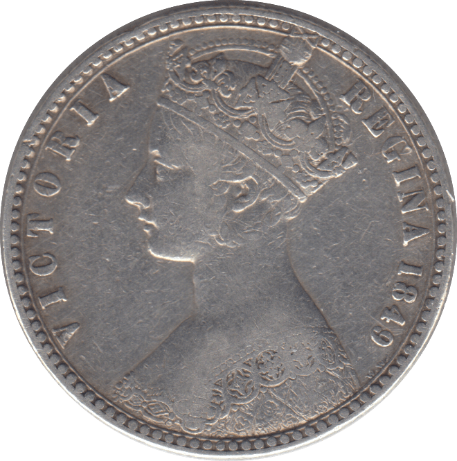 1849 FLORIN ( VF ) - Florin - Cambridgeshire Coins