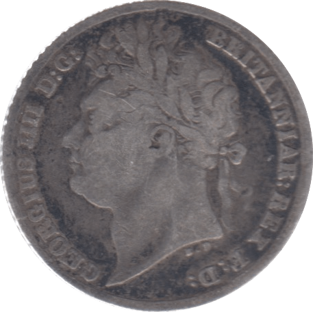 1824 SIXPENCE ( FINE ) 6 - Sixpence - Cambridgeshire Coins