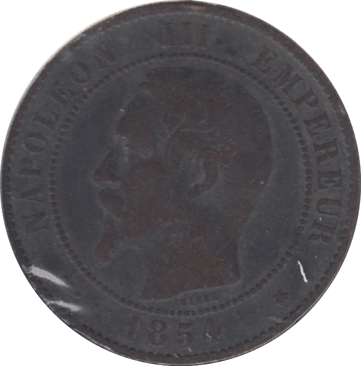 1854 FRANCE 10 CENTIMES - WORLD COINS - Cambridgeshire Coins