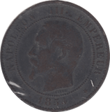 1854 FRANCE 10 CENTIMES - WORLD COINS - Cambridgeshire Coins