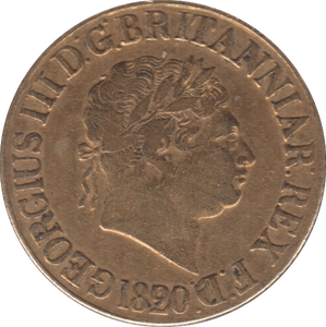 1820 GOLD SOVEREIGN ( FINE )