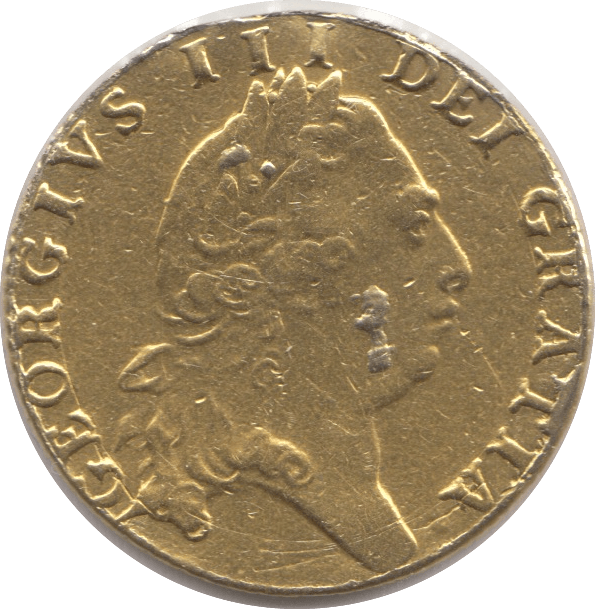1794 GOLD ONE GUINEA ( GF ) GEORGE III EX JEWELLERY