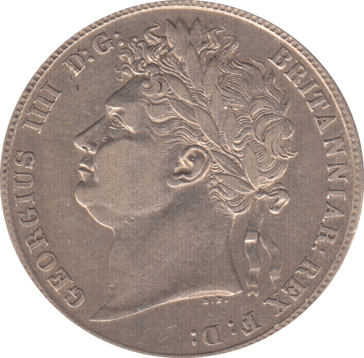 1821 HALFCROWN ( GVF )