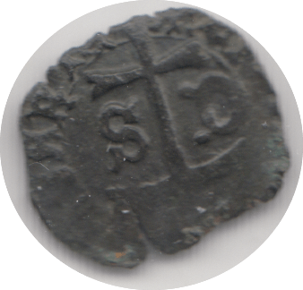 1528 - 1558 UNIDENTIFIED HAMMERED MEDIEVAL EUROPEAN ref 72