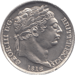 1816 SIXPENCE ( AUNC )