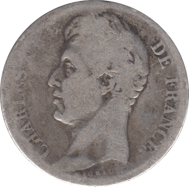 1827 SILVER 2 FRANCS FRANCE - SILVER WORLD COINS - Cambridgeshire Coins