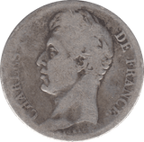 1827 SILVER 2 FRANCS FRANCE - SILVER WORLD COINS - Cambridgeshire Coins