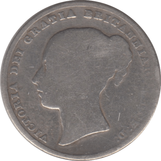 1845 SHILLING (FAIR) 2 - ONE SHILLING - Cambridgeshire Coins