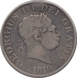 1819 HALFCROWN ( FINE ) 2