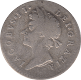 1687 MAUNDY THREEPENCE ( FINE )