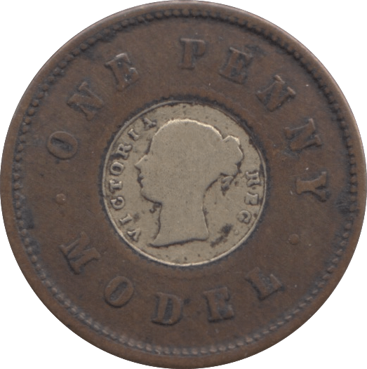 1850 MODEL ONE PENNY - TOY MONEY - Cambridgeshire Coins