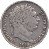 1816 SIXPENCE ( VF )