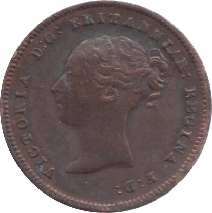 1843 HALF FARTHING ( GF ) 3 - Half Farthing - Cambridgeshire Coins